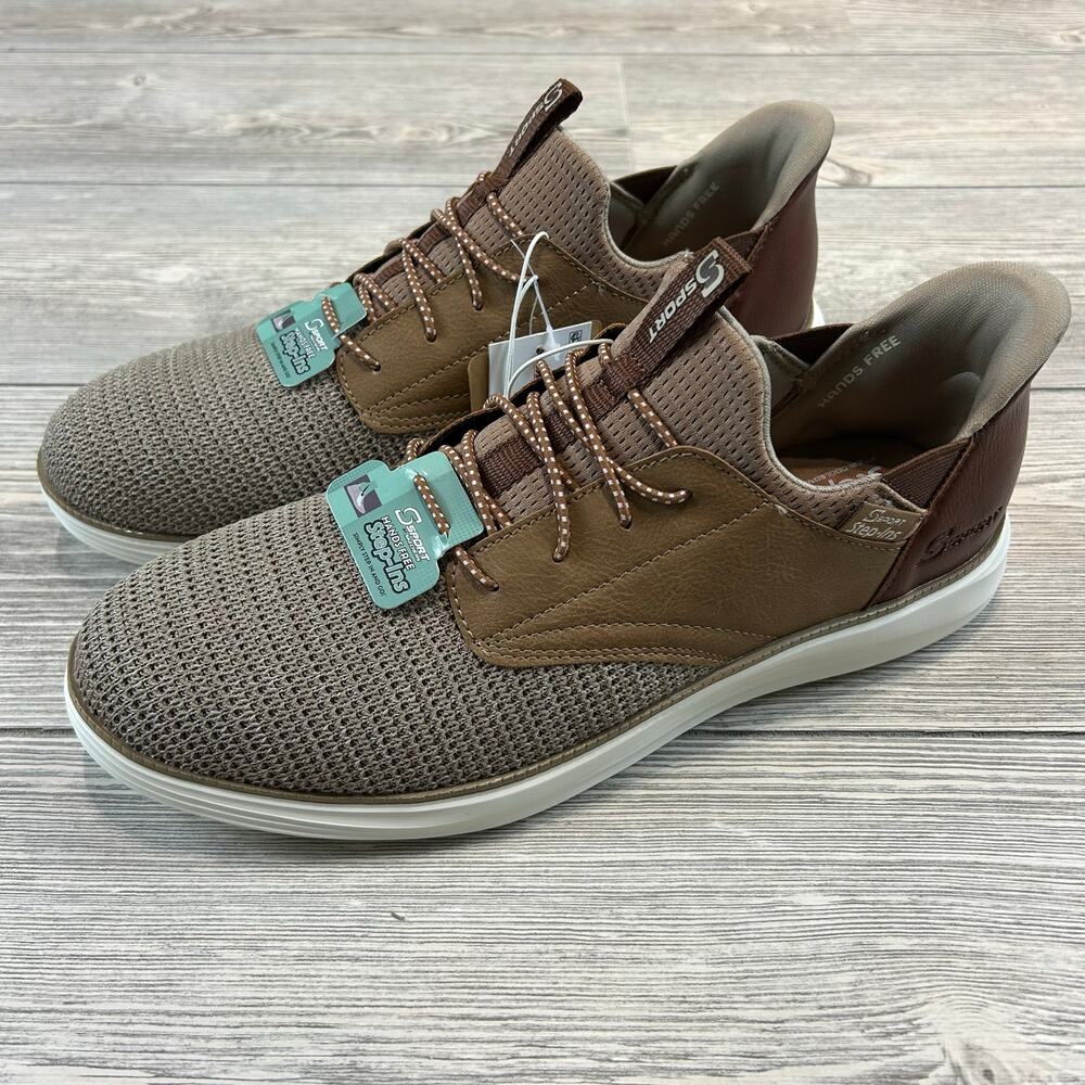 S SPORT BY SKECHERS Donovan Step Ins Sneakers Light Brown 10 NWT - Picture 6 of 7